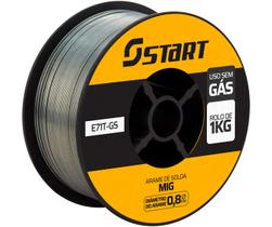 Arame De Solda Mig Para Uso Sem Gás 1kg 0,8mm