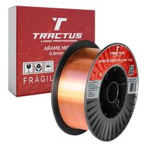 Arame De Solda Mig Uso Com Gás 0.8mm Er70s-6 Tractus 5kg Arame De Solda Mig Uso Com Gás 0.8mm Er70s-6 Tractus 5kg