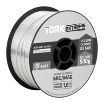 Arame De Solda Tork Mig Alumínio Uso Com Gás 1.0mm 500g Arame De Solda Tork Mig Alumínio Uso Com Gás 1.0mm 500g