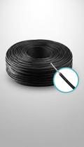 Arame Espinar Isolado Preto 10 Rolos 105m