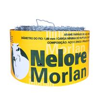 Arame Farpado 1,6mm 500m Morlan Fácil Instalação Protege da Corrosão do Tempo Arame Farpado 1,6mm 500m Morlan Fácil Instalação Protege da Corrosão do Tempo