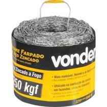 Arame Farpado 250Kgf 500 metros - Vonder