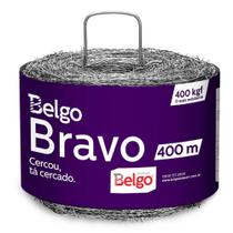 Arame Farpado Belgo Bravo 400 M - Cargas Pesadas 400 Kgf