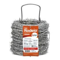 Arame Farpado Belgo Rodeio Rolo 100m