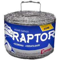 Arame Farpado Comep Raptor 1,6Mm Rolo Com 50M