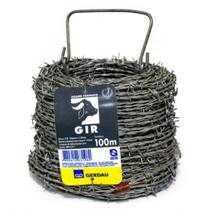 Arame farpado gerdau gir 1,6mm rolo c/100m