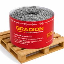 Arame Farpado Gradion Fio 1,60mm 350kgf 500m