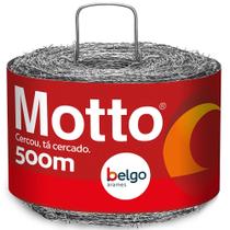 Arame Farpado Motto Belgo 500M