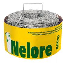 Arame farpado nelore Morlan 500m fio16
