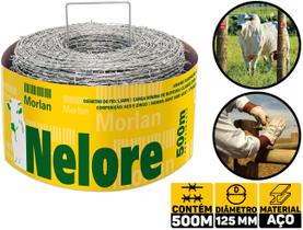 Arame Farpado Para Cerca Nelore 500m Morlan Aço Zincado 3170350000