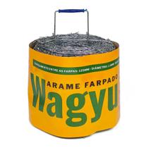 Arame Farpado Para Cerca Rural Wagyu Rolo Com 250m Aço Galvanizado 1,6mm Resistente 250kgf