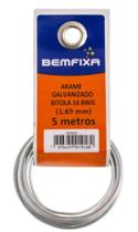 Arame Galvanizado 16 (1,65mm) 5 Metros - BEMFIXA