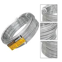 Arame Galvanizado 2.77mm Rolo 1kg BWG 12 VONDER Arame Galvanizado 2.77mm Rolo 1kg BWG 12 VONDER