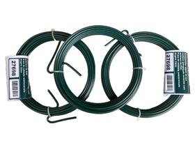 Arame Galvanizado (200g) 14 Bwg 2,10mm Pvc (2,80mm) C/3