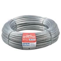 Arame Liso Galvanizado Morlan 12 Industrial Rolo 50Kg Arame Liso Galvanizado Morlan 12 Industrial Rolo 50Kg