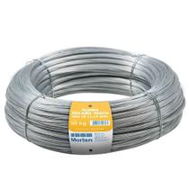 Arame Liso Galvanizado Morlan 18 Industrial Rolo 50Kg