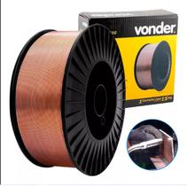 Arame Mig/mag Carretel Plástico 1,00mm Vonder 5kg Uso C/gás