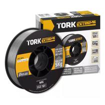 Arame MIG Tubular Flux Cored E71T1-GS 1mm Capa-capa 5kg Tork - MARCA CONVERSAO