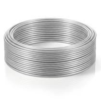 Arame para artesanato Exclaith 3,2 mm 30,5 m alumínio prateado Arame para artesanato Exclaith 3,2 mm 30,5 m alumínio prateado