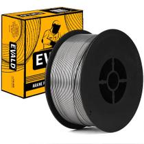 Arame para Solda MIG 0,8mm Rolo com 1 KG s Gás com Fluxo Flux Core E71T1-GS EVALD