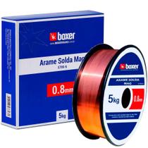 Arame para solda mig de 0.8 mm rolo com 5 kg - Boxer