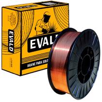 Arame para Solda MIG Rolo 5 Kgs 0.8mm ER70S-6 EVALD - 000541