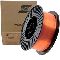 Arame para solda mig sólido cobreado 0,8 mm rolo 5 kg Esab 70S6 - Esab