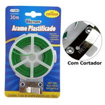 Arame Plastificado 30 Metros com Cortador 1223 WESTERN Arame Plastificado 30 Metros com Cortador 1223 WESTERN