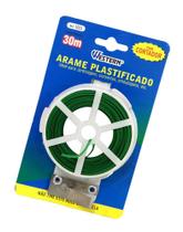 Arame Plastificado Com Cortador 30m Para Jardinagem Arame Plastificado Com Cortador 30m Para Jardinagem