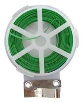 Arame Plastificado Com Cortador Nylon Verde Arvore 30Metros