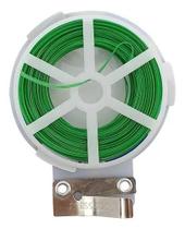 Arame Plastificado com Cortador Nylon Verde para Arvore 30metros