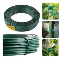 Arame Revestido Em Pvc Tela Gesso 1Kg Verde Bwg 14 - 2,11Mm Arame Revestido Em Pvc Tela Gesso 1Kg Verde Bwg 14 - 2,11Mm
