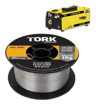 Arame solda 0,8mm mig/flux 1kg sem gas afc-9081 - Super Tork