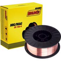 Arame Solda MIG ER70S-6 0,80mm Rolo 15kg Capa-Capa Soldex