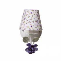 Arandela 1 Lâmpada Flor Grande Rosa Quarto Bebê Infantil Menina Arandela 1 Lâmpada Flor Grande Rosa Quarto Bebê Infantil Menina