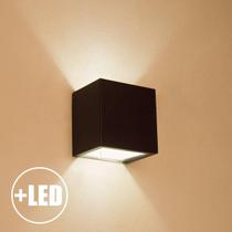 Arandela 2 fachos Externa E Interna Alumínio + Lâmpada Led G9 5w 6000k Preta, Branca ou Marrom Arandela 2 fachos Externa E Interna Alumínio + Lâmpada Led G9 5w 6000k Preta, Branca ou Marrom