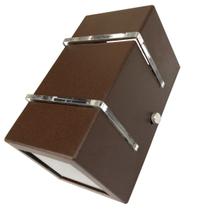 Arandela 2 Frisos 15X8cm Ferrugem 1XG9 - Incolustre - 50222