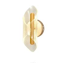 Arandela 28x12x12cm7w 3kbivolt Metaldourado+acrilico Dinâmica Arandela 28x12x12cm7w 3kbivolt Metaldourado+acrilico Dinâmica