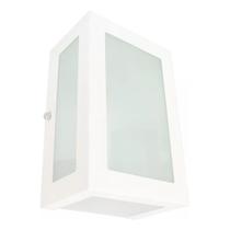 Arandela 5 Vidros Branca Externa Retangular Bocal E27(Branco)