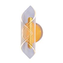 Arandela Acrílico Dourado Led 7W 3000K 29cm Arandela Acrílico Dourado Led 7W 3000K 29cm