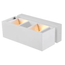 Arandela aluminio bella 18cm x 10cm x 6cm 2xg9 branco lz028w Arandela aluminio bella 18cm x 10cm x 6cm 2xg9 branco lz028w