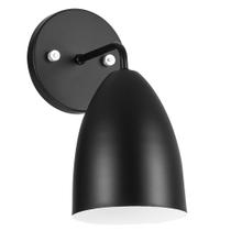 Arandela Aluminio Cone Sadan Preto 23x29cm Arandela Aluminio Cone Sadan Preto 23x29cm