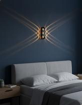 Arandela Arctis 6w LED IP65 Bivolt Preta Moderna Minimalista Externa Área Varanda Jardim Decoração Arandela Arctis 6w LED IP65 Bivolt Preta Moderna Minimalista Externa Área Varanda Jardim Decoração