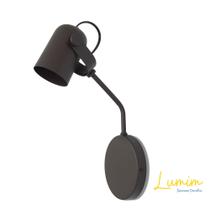 Arandela Articulada Nelle Marrom Arandela Articulada Nelle Marrom