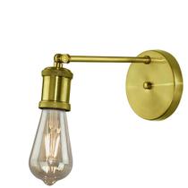 Arandela Articulada Retro Nordic Dourado + Lampada ST64