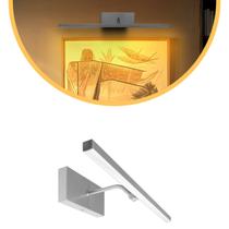 Arandela Articulável Quadro Perfil Led 6W 3000K Prata