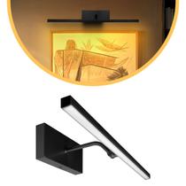 Arandela Articulável Quadro Perfil Led 6W 3000K Preto