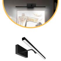 Arandela Articulável Quadro Perfil Led 6W 6000K Preto