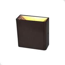 Arandela Basic Moderna Para Área Externa Muro Varanda 3W 3000K IP65