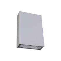 Arandela Blindada Efeito 2 Fachos Duplo Led 4w 3000k Branca St1238 - DELIS